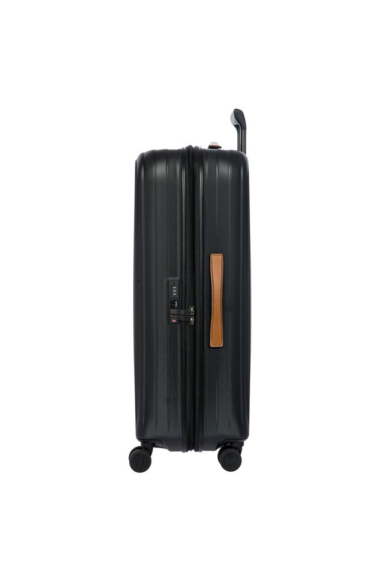 Taormina Hardside Expandable 30" Large Checked Spinner Luggage, Alternate, color, Black