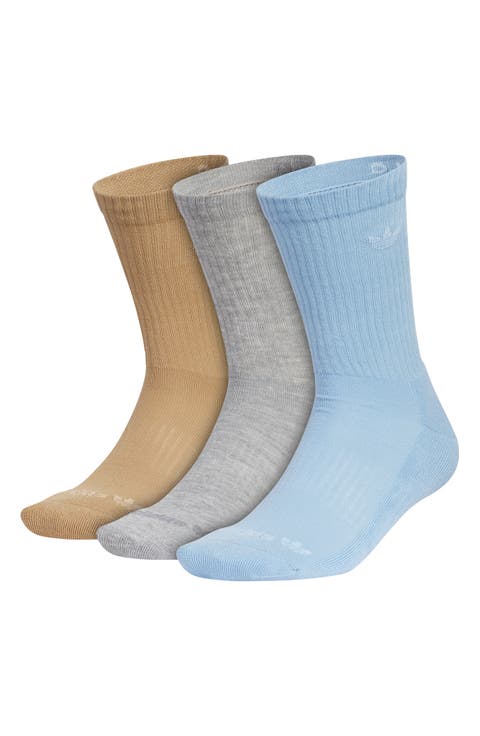 Assorted 3-Pack Trefoil Performance Crew Socks