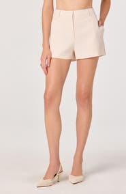 ASTR the Label Wynn High Waist Twill Shorts