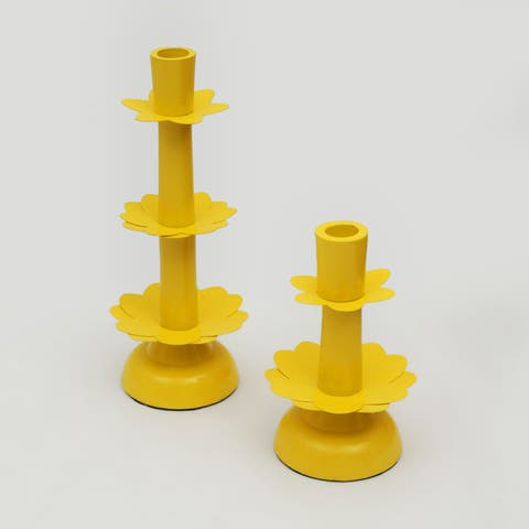 Sunny Tapered Candleholders