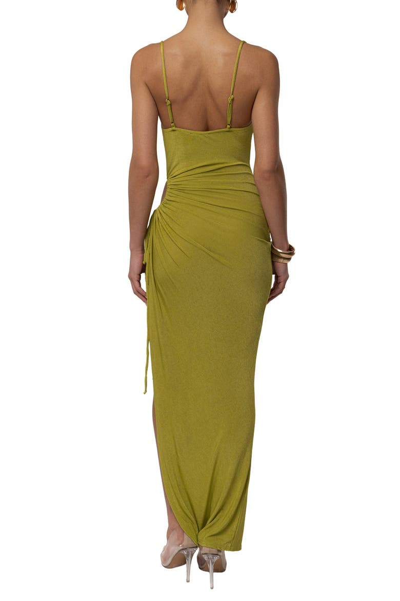 High Standards Maxi Dress, Alternate, color, Lime