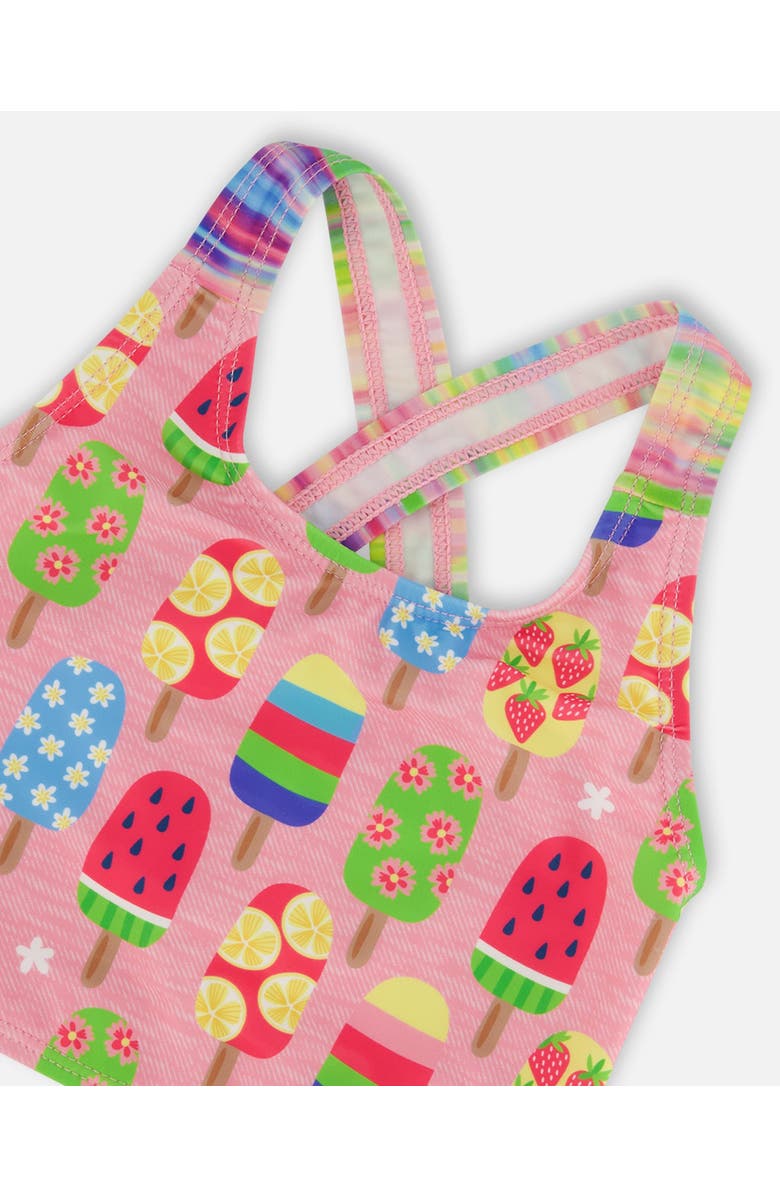 Deux par Deux Little Girl's Printed Two-Piece Swimsuit Multicolored, Alternate, color,