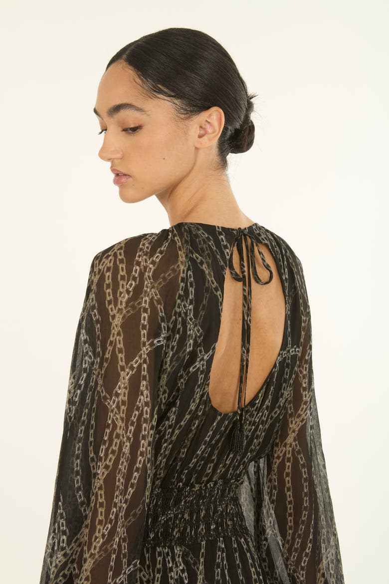 Chelsea Midi Dress, Alternate, color, Black