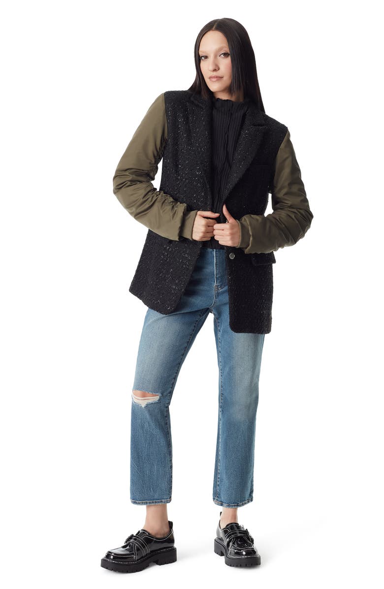 Circus NY by Sam Edelman Bomber Sleeve Blazer, Alternate, color, Anthracite