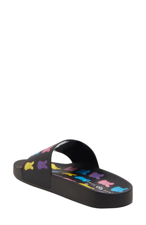 Katy Perry The Peeps Bunny Slide Sandal In Black Multi