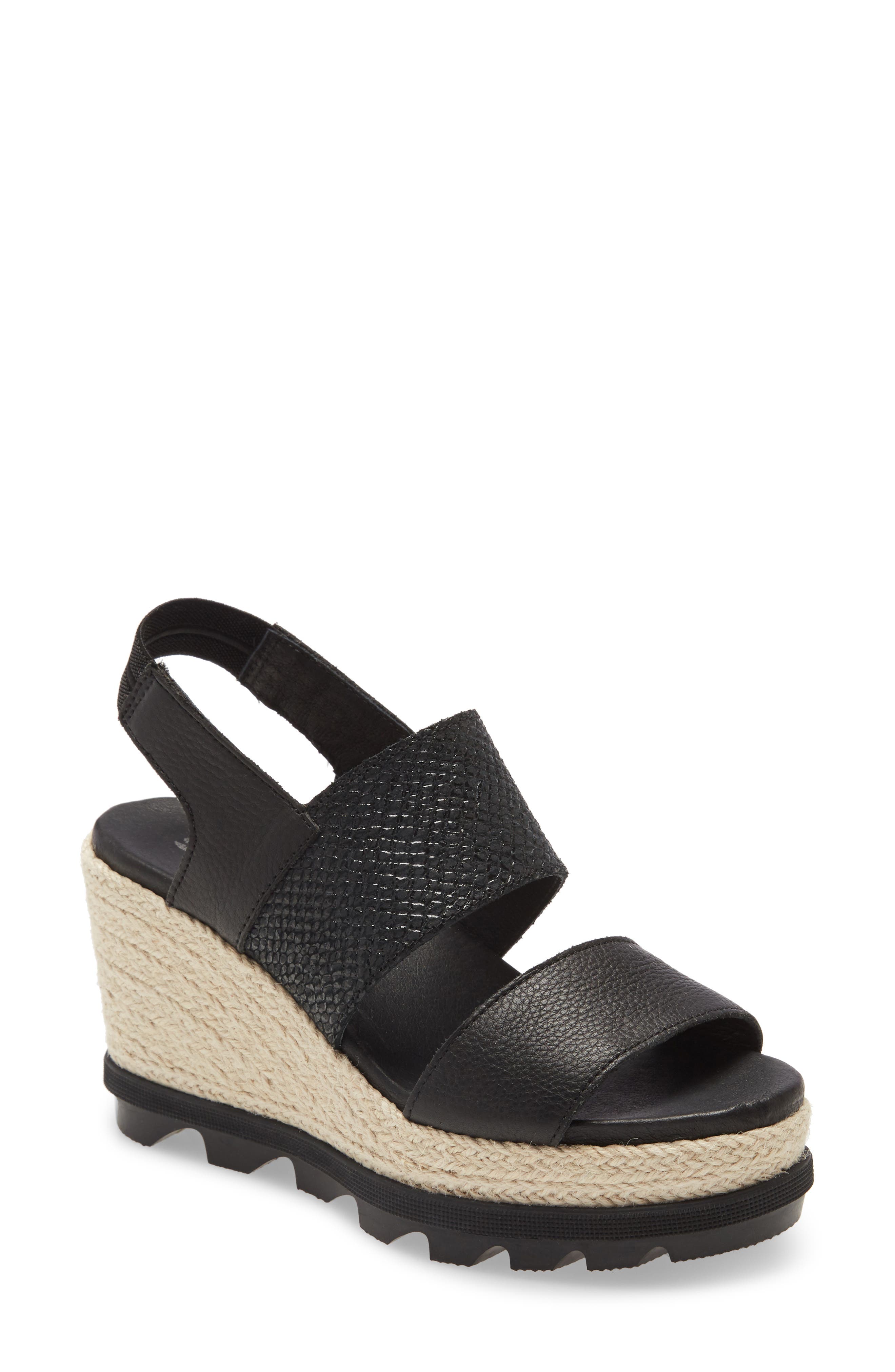 SOREL Joanie II Slingback Platform Wedge Sandal, Main, color, 