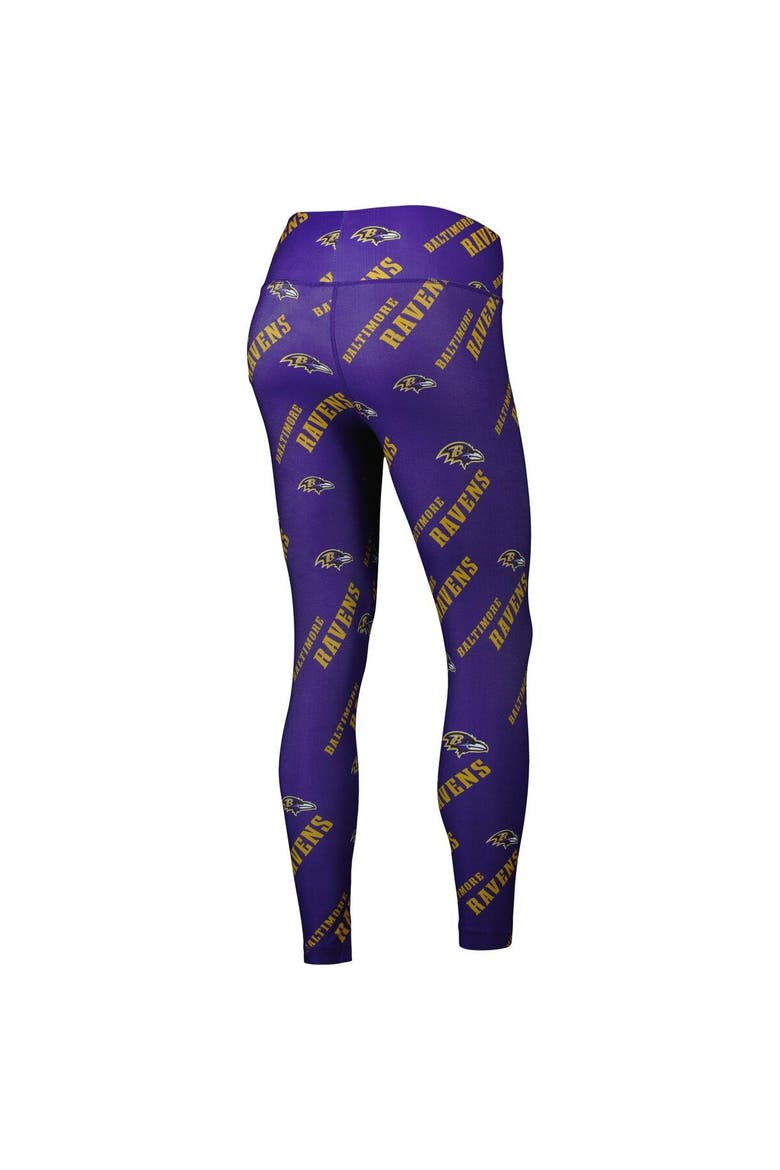 Women's Concepts Sport Purple Baltimore Ravens Breakthrough Allover Print Lounge Leggings, Alternate, color, Purple