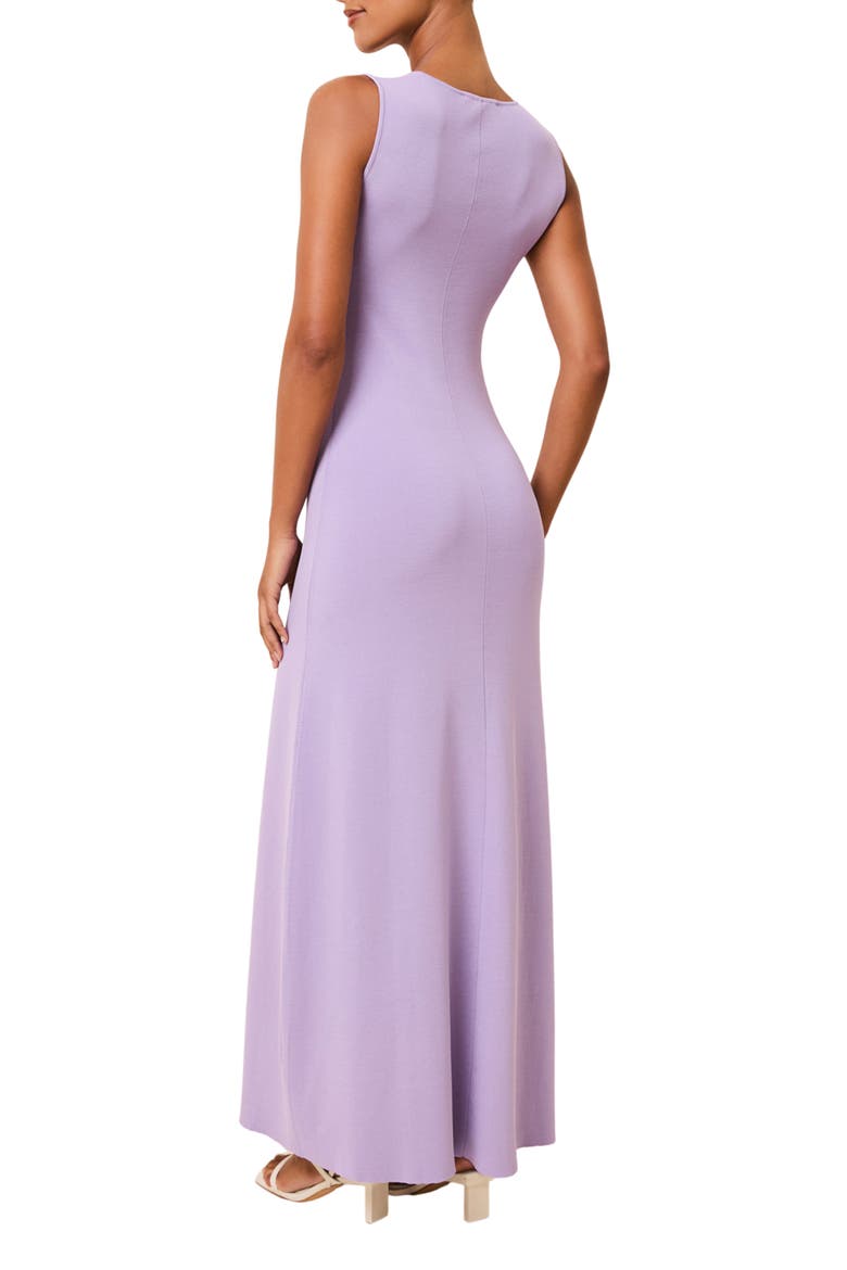 The Lucerne Rib Sleeveless Dress, Alternate, color, ULTRA VIOLET