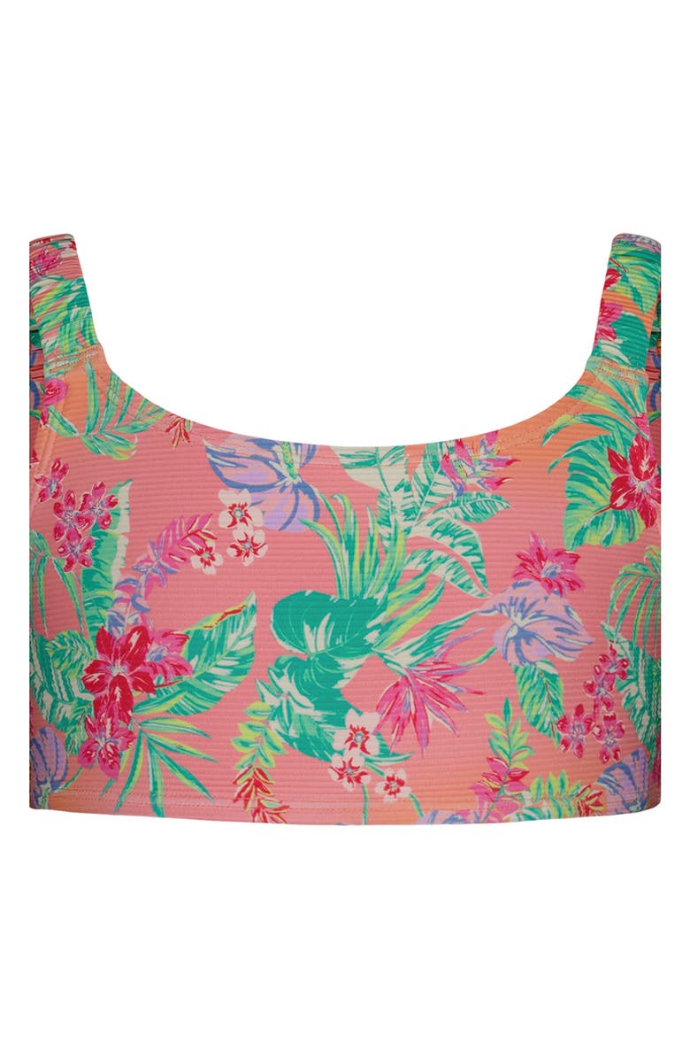 Roxy Kids' Coastal Breeze Two-Piece Swimsuit, Alternate, color, Peach Pink