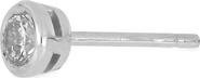 Bony Levy Bezel Diamond Single Stud Earring - 0.37 ctw.