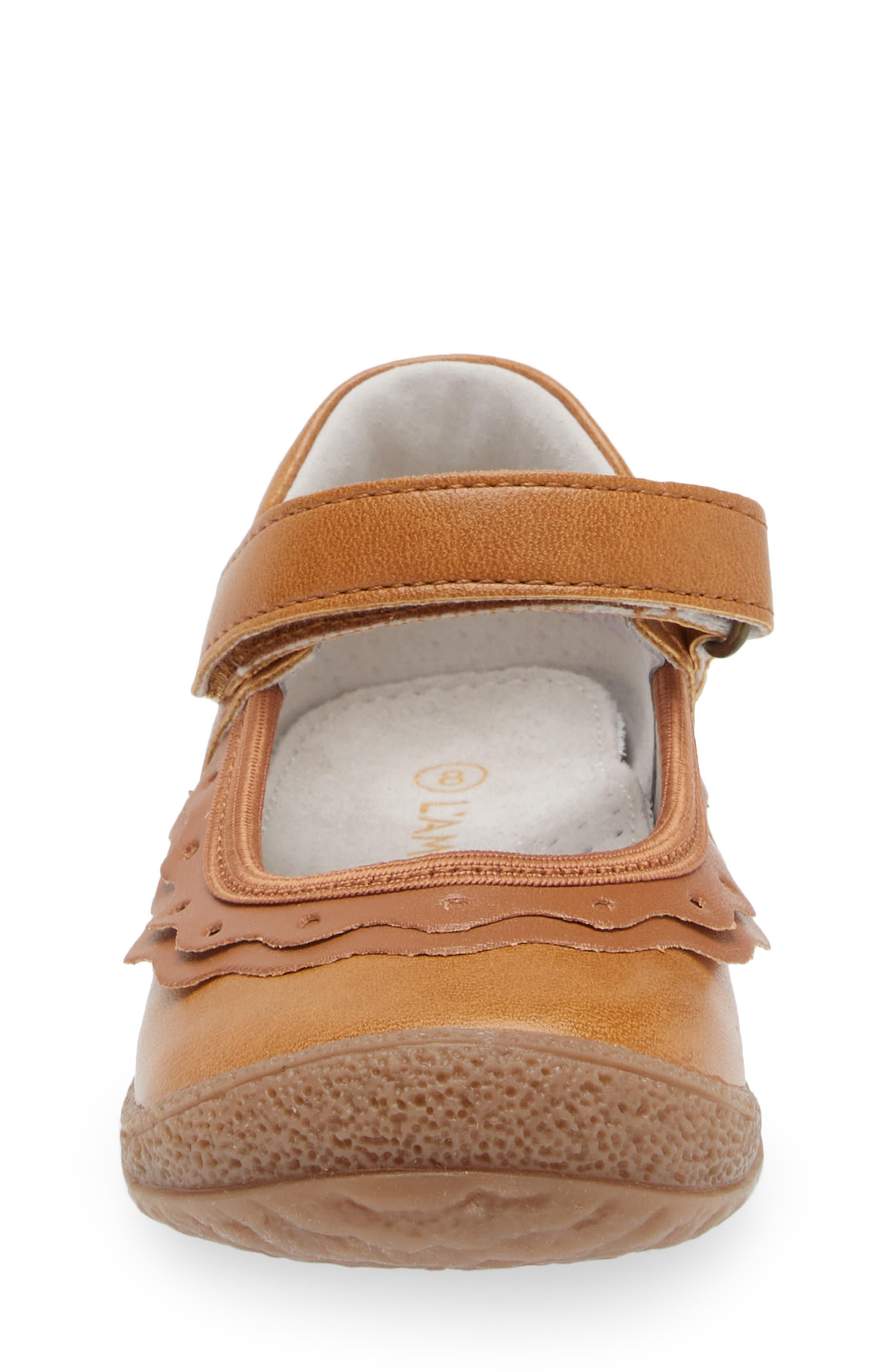 L'AMOUR Kids' Paige Ruffle Mary Jane, Alternate, color, Mustard