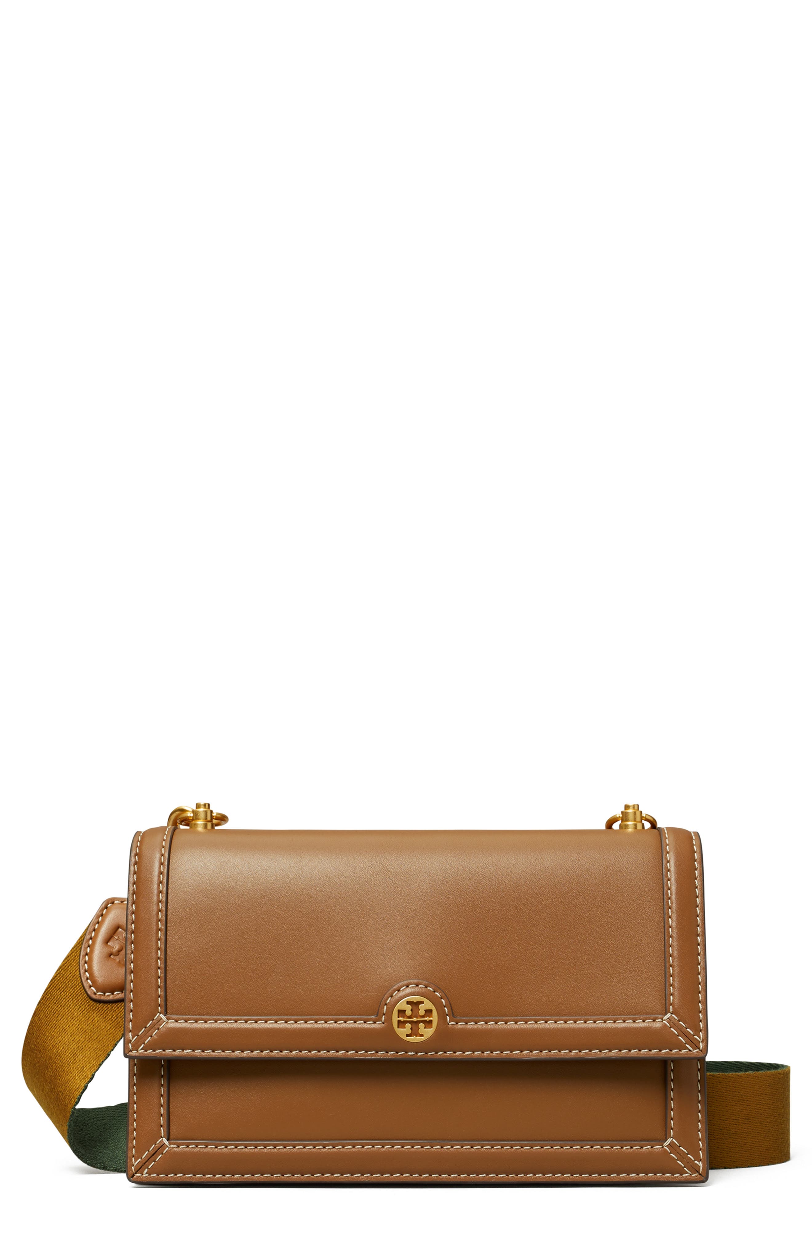 Tory Burch T Monogram Leather Mini Shoulder Bag, Main, color, 