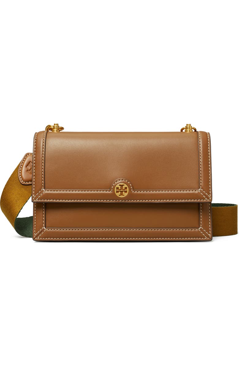 Tory Burch T Monogram Leather Mini Shoulder Bag, Main, color,