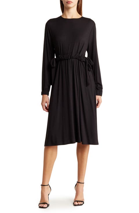 Stretch Modal Long Sleeve Dress