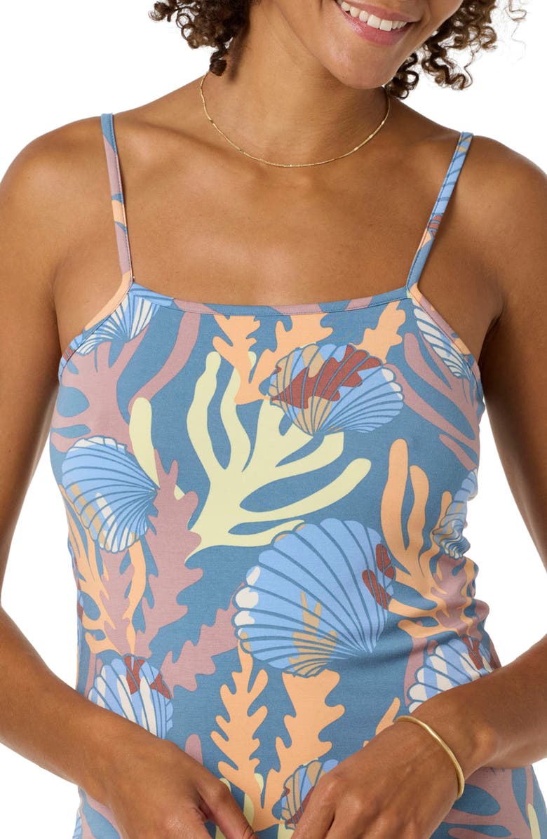 O'Neill Cecilia Print Sleeveless Minidress, Alternate, color, Captains Blue