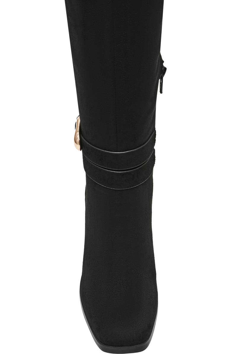 DV by Dolce Vita Finnian Knee High Boot, Alternate, color, Black Faux Suede