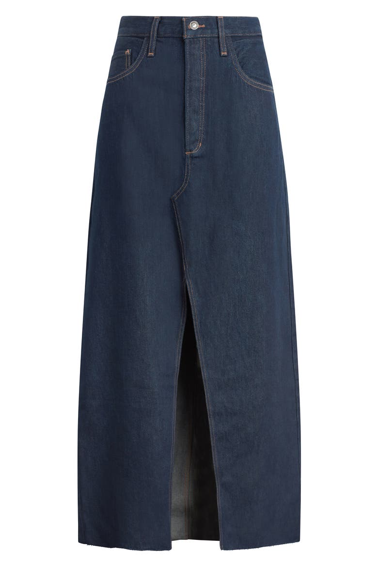 The Sunny Denim Maxi Skirt, Alternate, color, PERTH