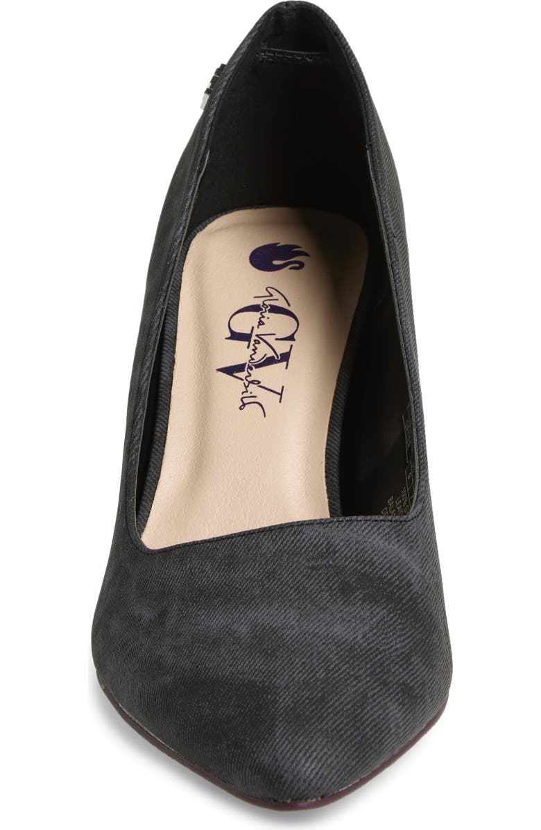 GLORIA VANDERBILT Greer Faux Denim Pump, Alternate, color,