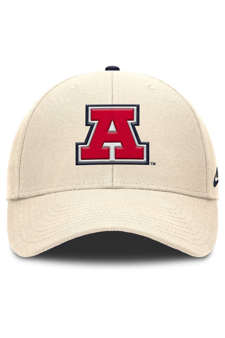 Men's Nike Natural Arizona Wildcats Rise Legacy Adjustable Hat, Alternate, color, Natural