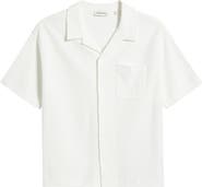 FRAME Relaxed Jacquard Camp Shirt