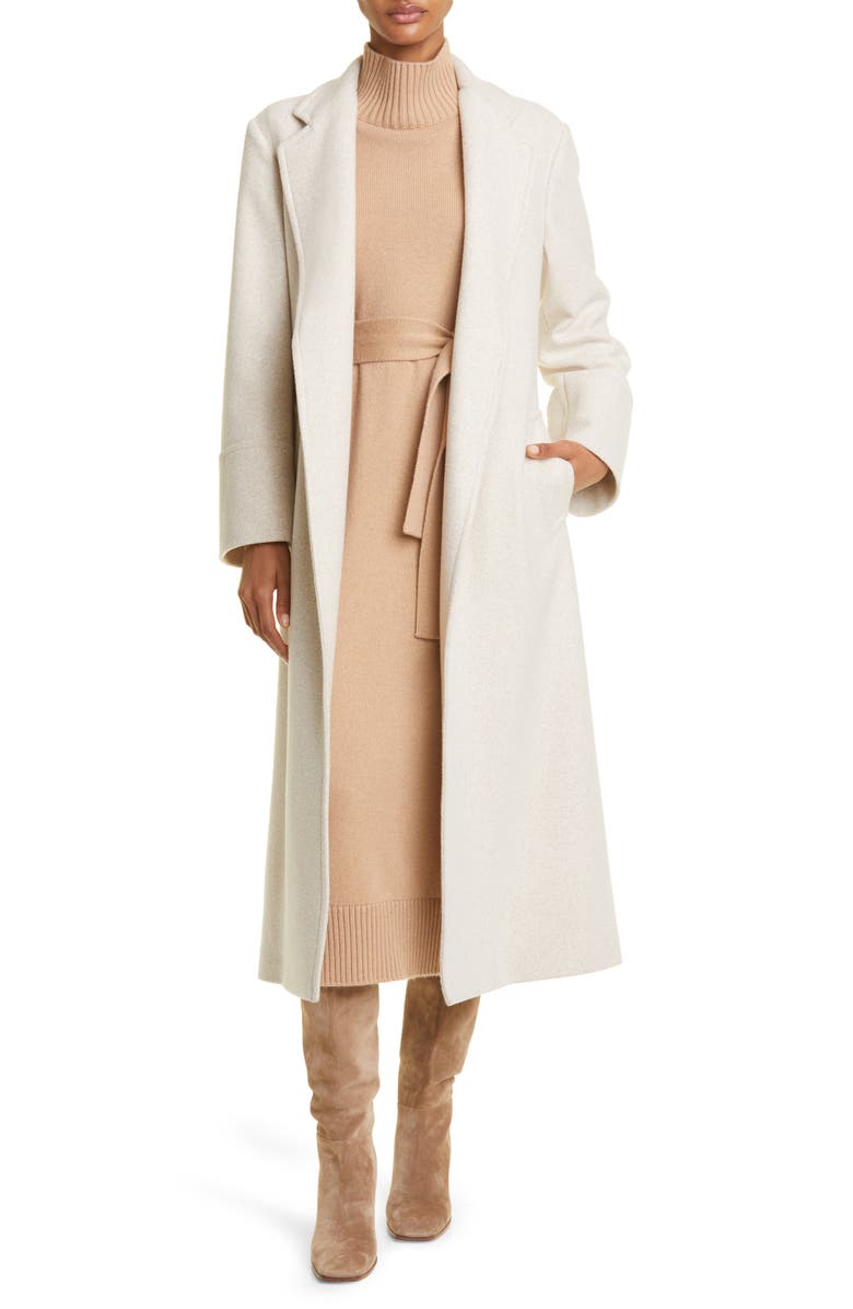 Eleventy Long Sleeve Turtleneck Cashmere Sweater Dress, Alternate, color,