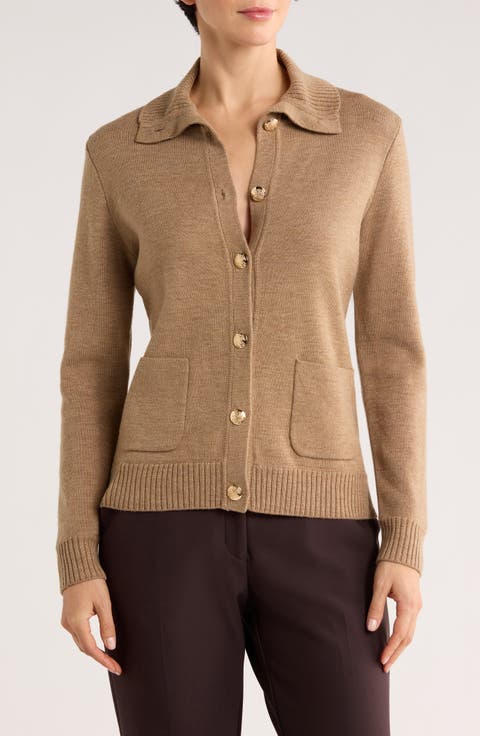 Merino Wool Cardigan Jacket