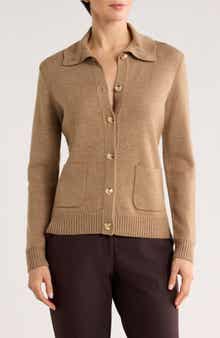 Bruno Magli Merino Wool Cardigan Jacket