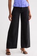 Free People Alter Ego Raw Hem Twisted Wide Leg Jeans