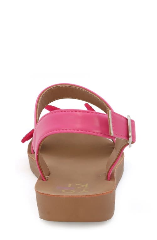 Yoki Kids' Embellished Butterfly Sandal In Pink