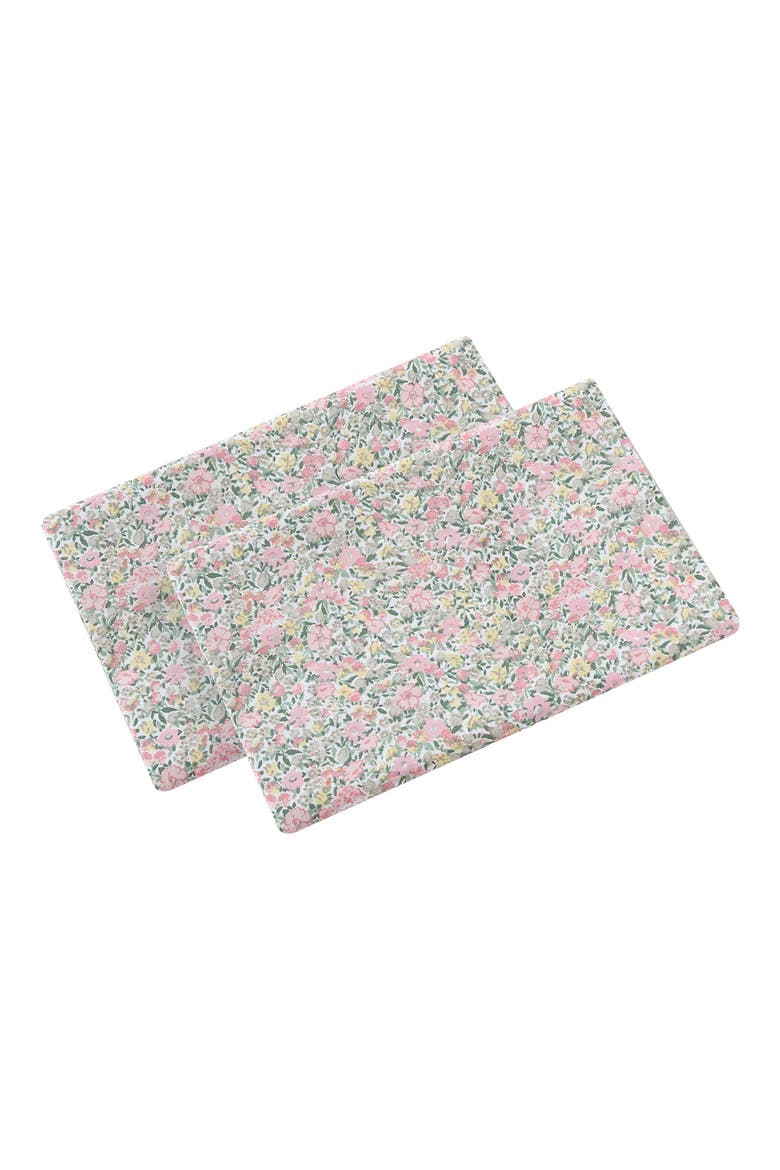 Loveston Cotton Sheet Set, Alternate, color, PINK/ GREEN