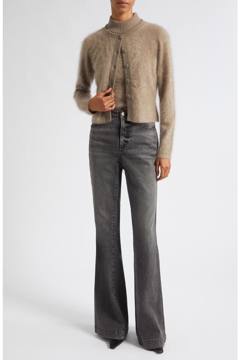 Mariah Cashmere Cardigan, Alternate, color, TAUPE MELANGE