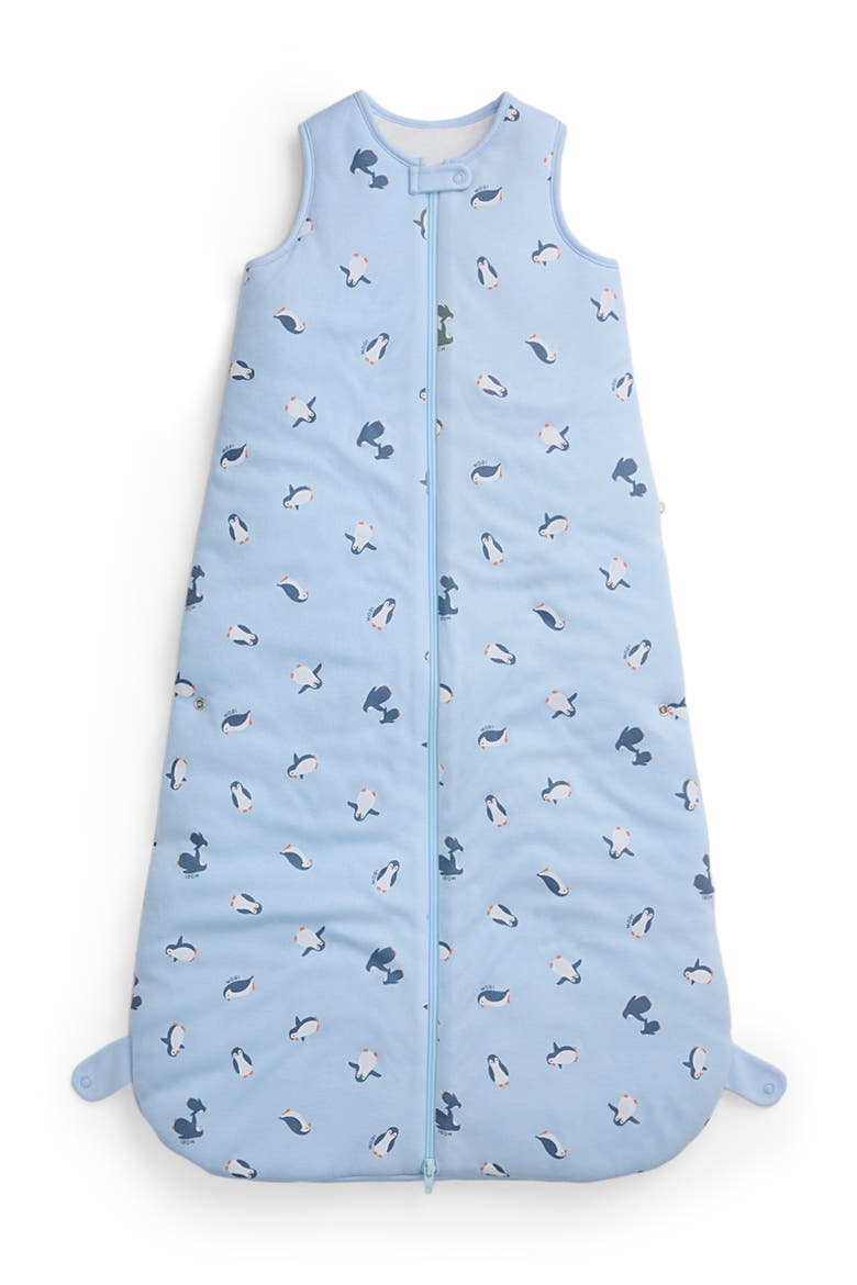 Printed Front Opening Sleeping Bag 2.5 Tog - Baby, Alternate, color, Penguins Print