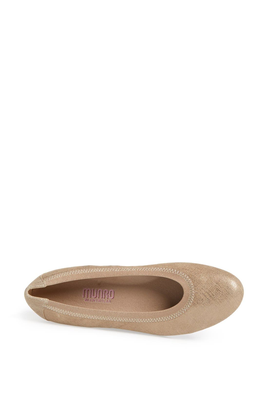 Munro 'Ashlie' Flat, Alternate, color, Gold