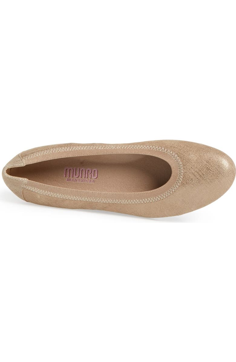 Munro 'Ashlie' Flat, Alternate, color, Gold