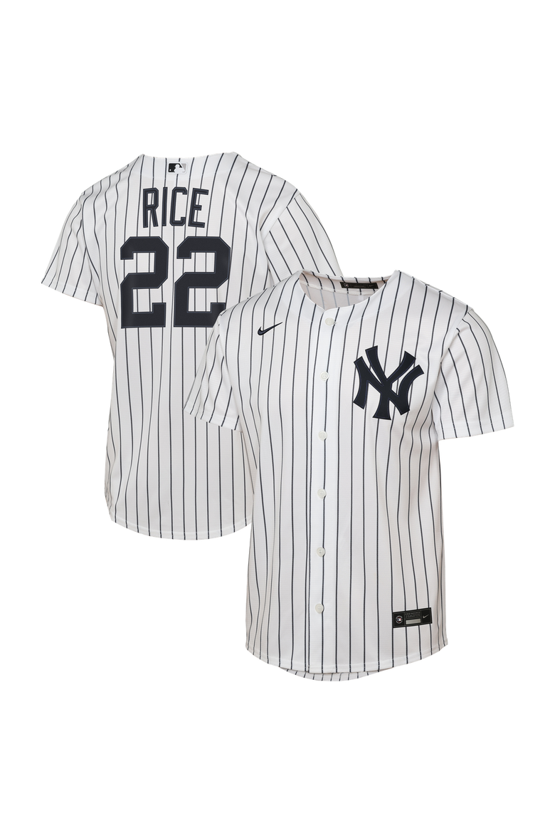 Youth Nike Ben Rice White New York Yankees Home Replica Jersey, Main, color, White