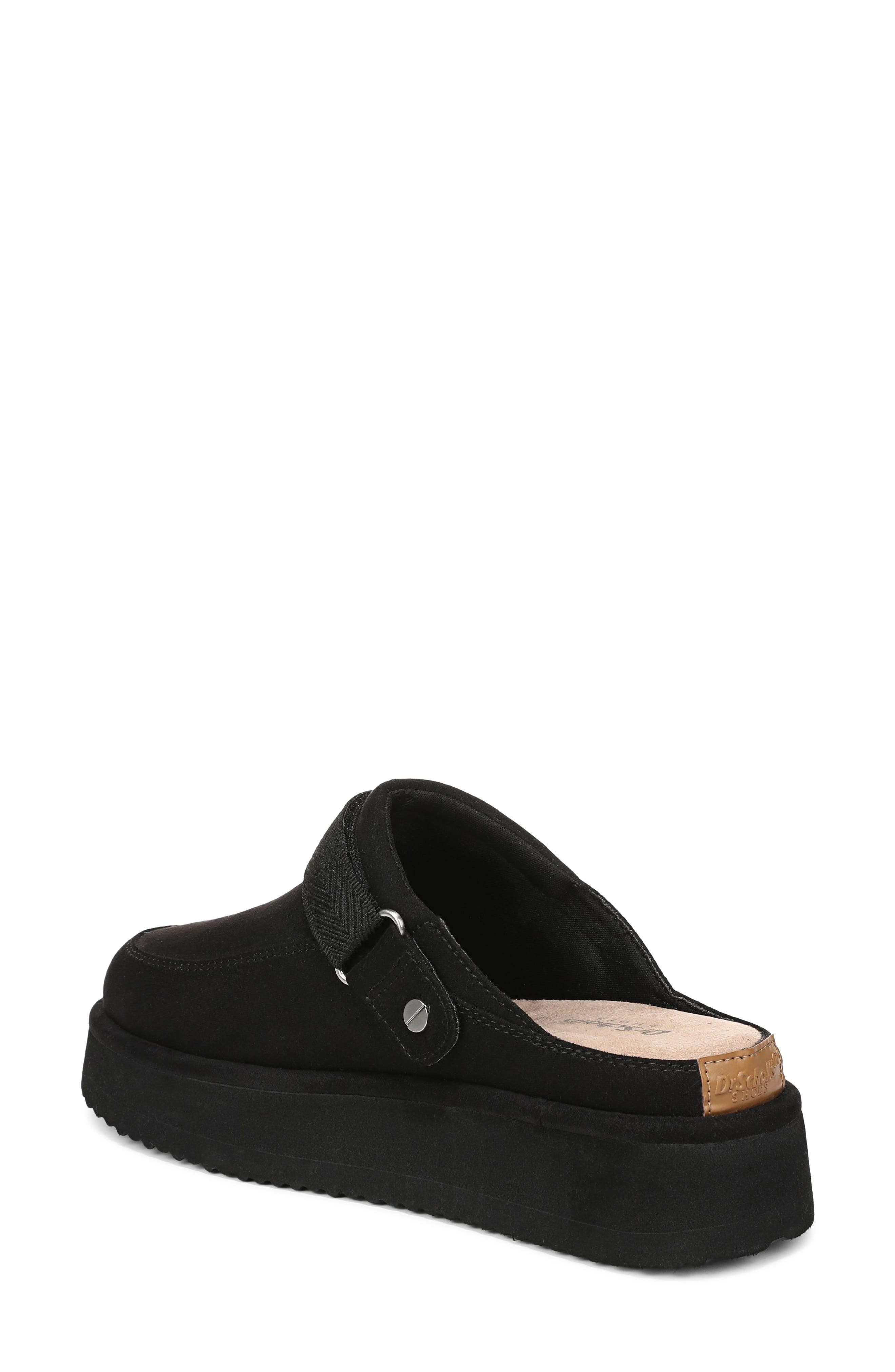 Chill Out Mule, Alternate, color, BLACK MICROSUEDE