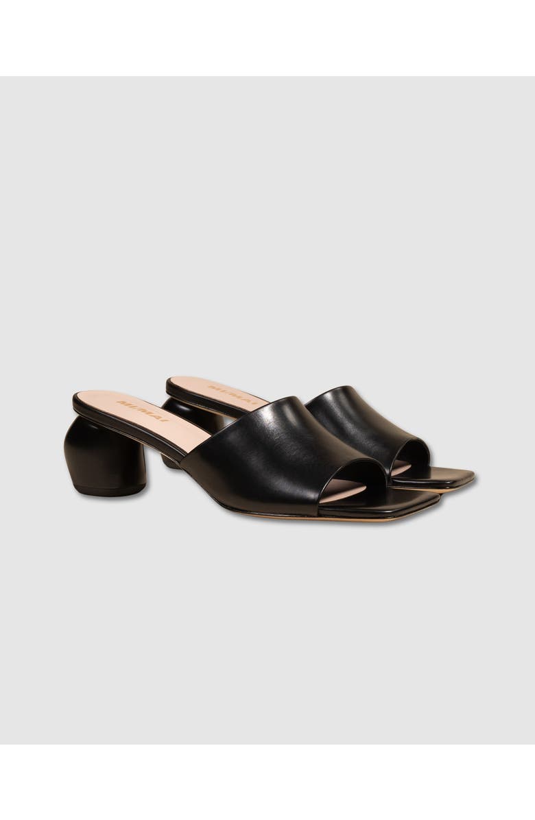 MI/MAI Gemma Low Heel Mule, Alternate, color, Black