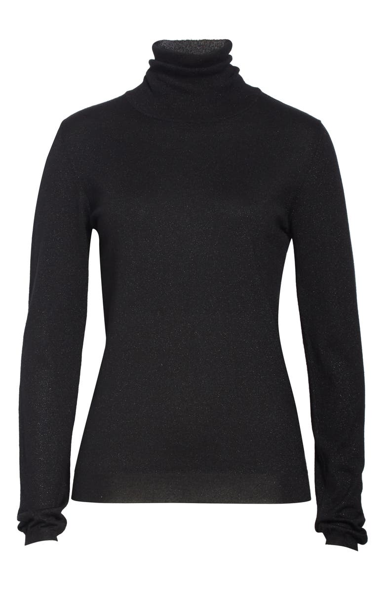 Brunello Cucinelli Metallic Turtleneck Sweater, Alternate, color,