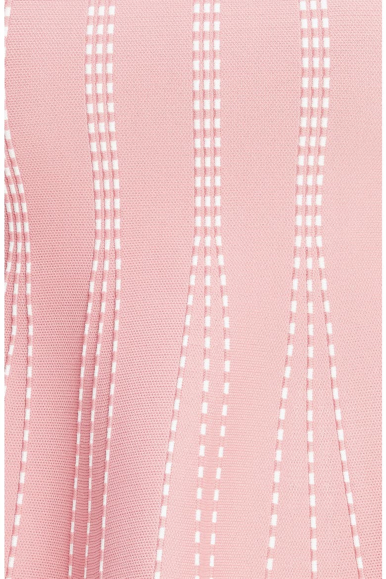 Peplum Sweater Top, Alternate, color, PINK/ WHITE