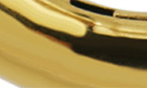 Rebl Gender Inclusive Eights Curb Drop Earrings In Gold
