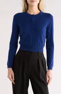 Alice + Olivia Dollie Crop Cashmere Blend Cardigan