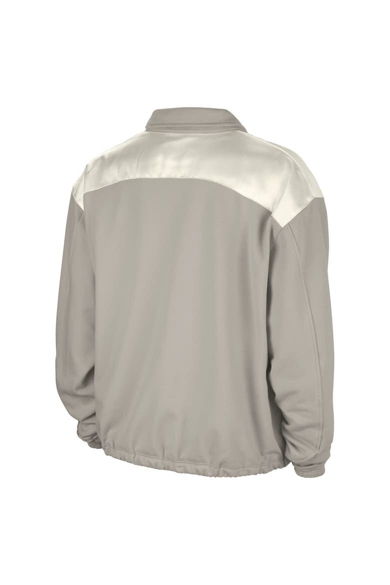 Women's Nike  Gray WNBA Basketball Fleece Quarter-Zip Performance Pullover, Alternate, color, Gray