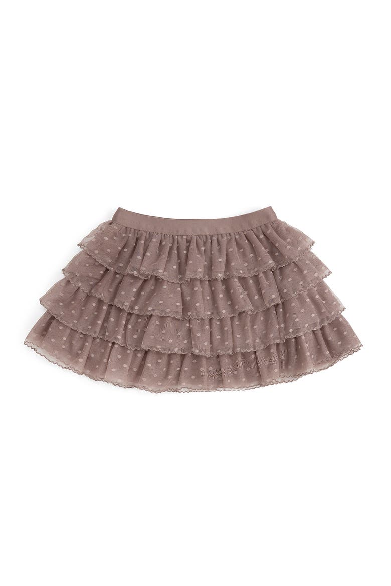 Coco Ruffle Tutu Skirt, Main, color, Brown