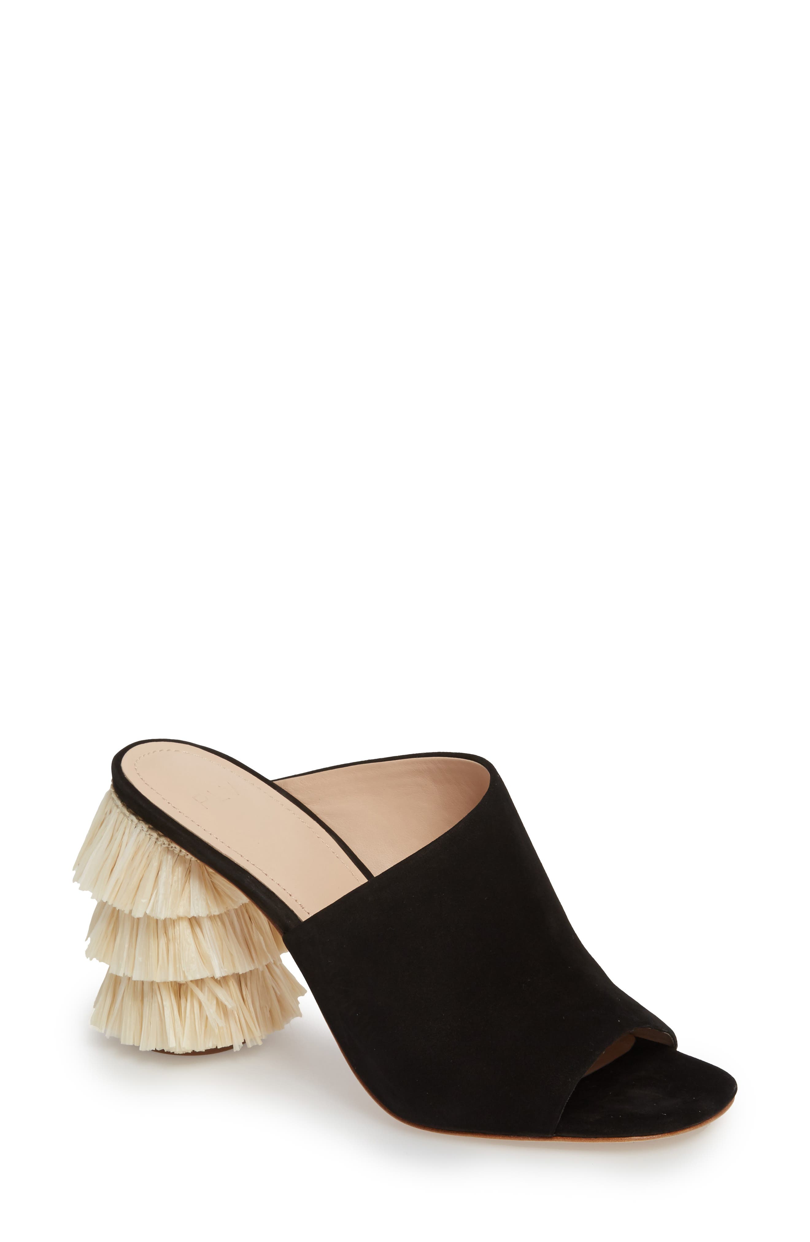 Pour la Victoire Hettie Tassel Heel Mule, Main, color, 