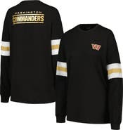 THE WILD COLLECTIVE Women's The Wild Collective Black Washington Commanders Long Sleeve T-Shirt