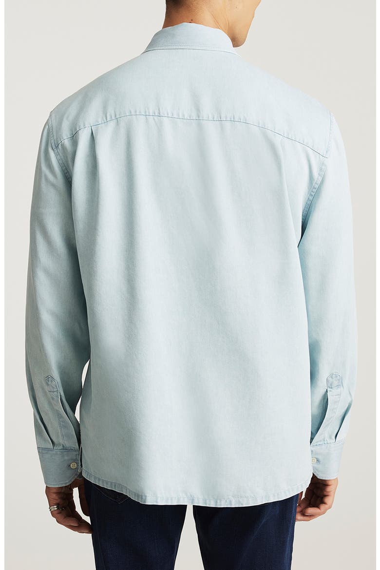 Button-Up Shirt, Alternate, color, INDIGO