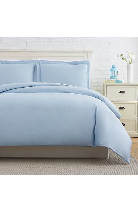 Luxury Collection 300 Thread-Count Long Staple Cotton Oversized Duvet Cover Set