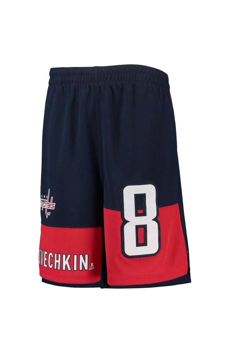 Outerstuff Youth Alexander Ovechkin Navy Washington Capitals Pandemonium Name & Number Shorts, Alternate, color, Navy