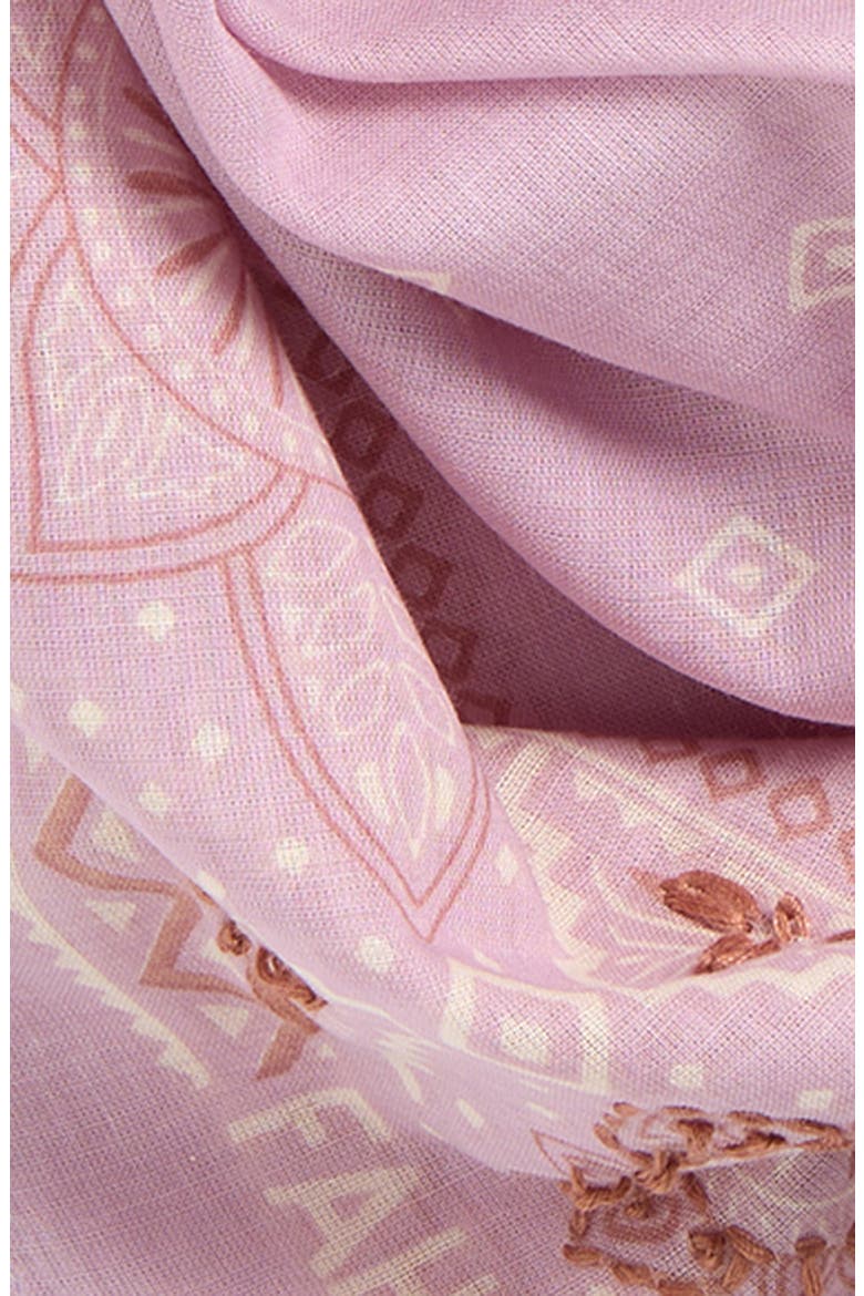 Star Geo Organic Cotton Bandana, Alternate, color, LAVENDER FROST