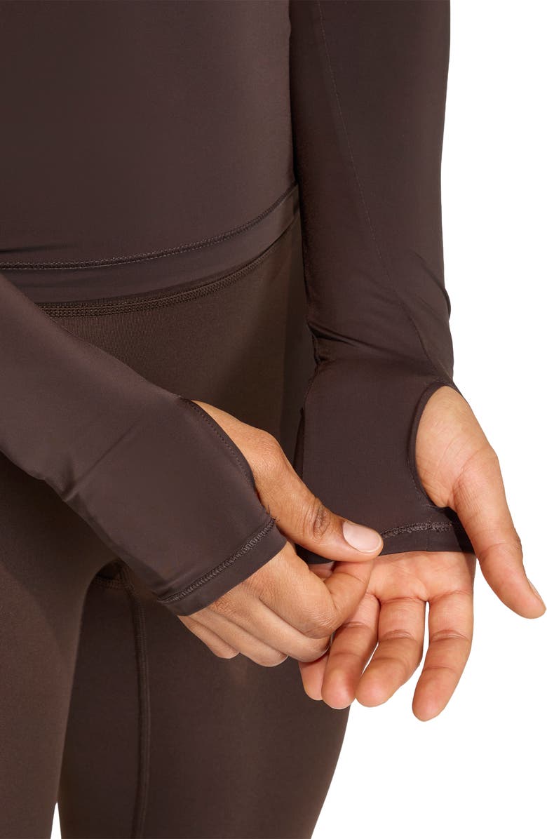 adidas Power Essentials Workout Contour Long Sleeve Top, Alternate, color, 